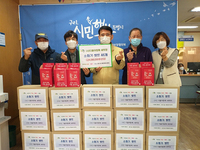 더불어함께 새희망, 구리 화재 취약지역 딸기원에 소화기 세트 전달
